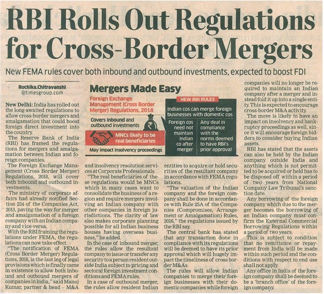 Cross Border Merger Regulations Malta