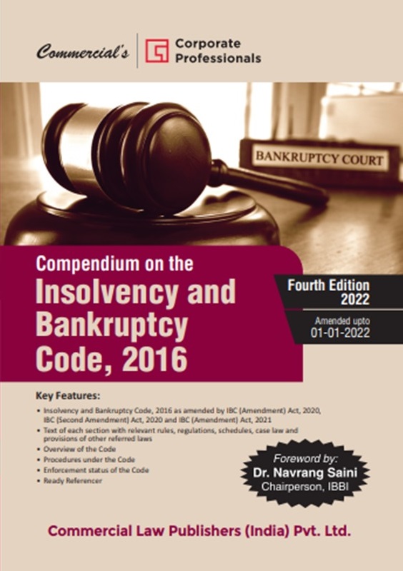 Compendium On The Insolvency And Bankruptcy Code, 2016 4th Edition ...