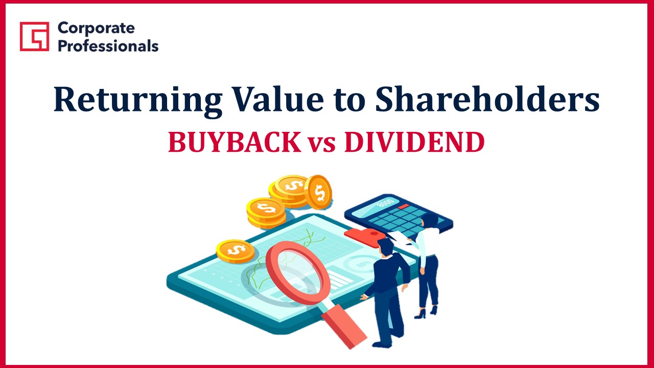 Returning Value To Shareholders BUYBACK Vs DIVIDEND - Corporate ...